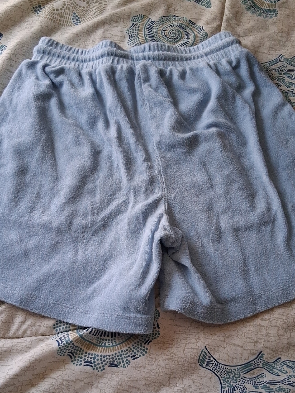 Forever 21 Light Blue Terry Cloth Drawstring Athletic Shorts - Picture 7 of 7